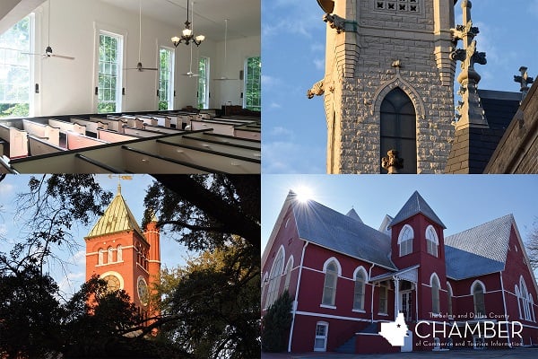 Selmas Historic Churches Montage