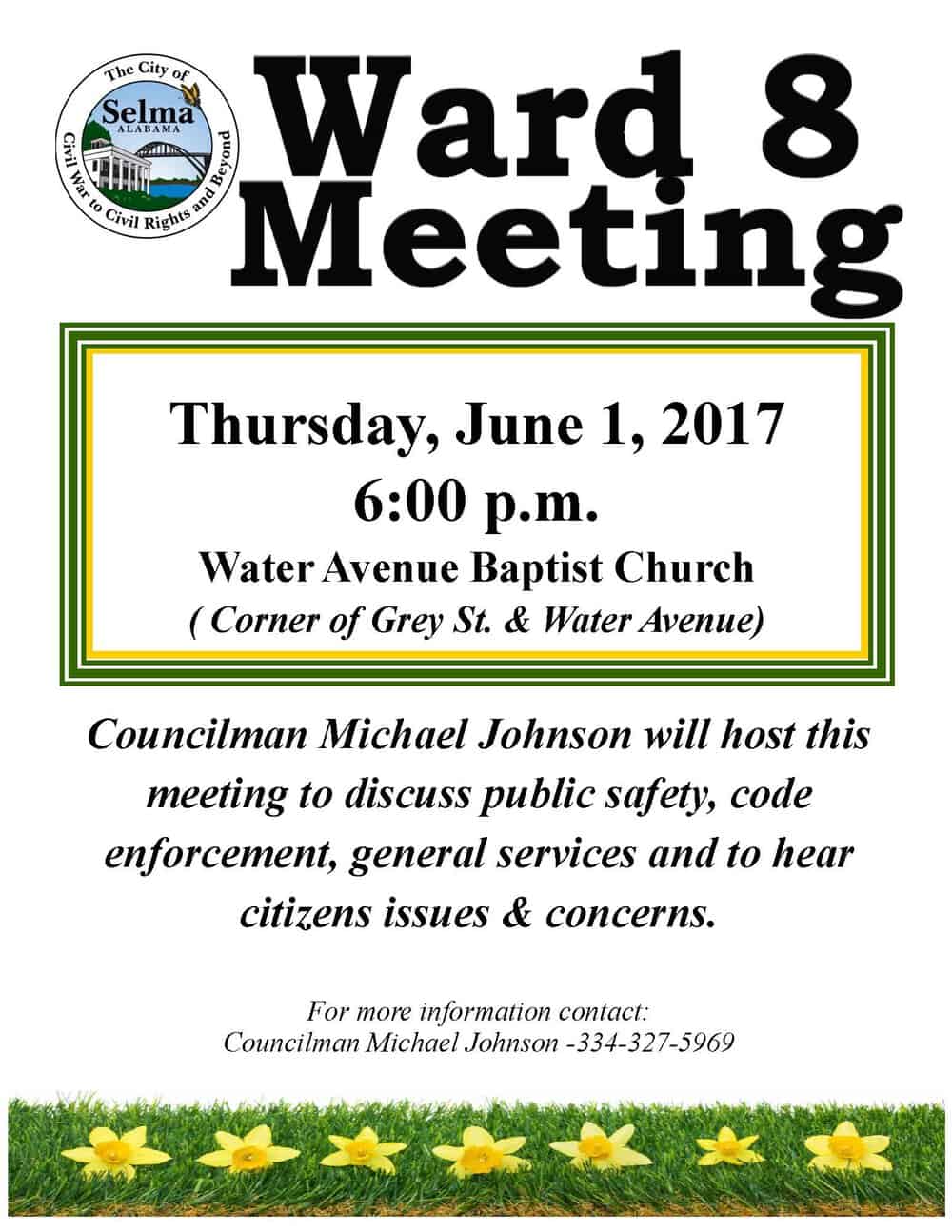Johnson Ward 8 Meeting Flyer 6.1.17